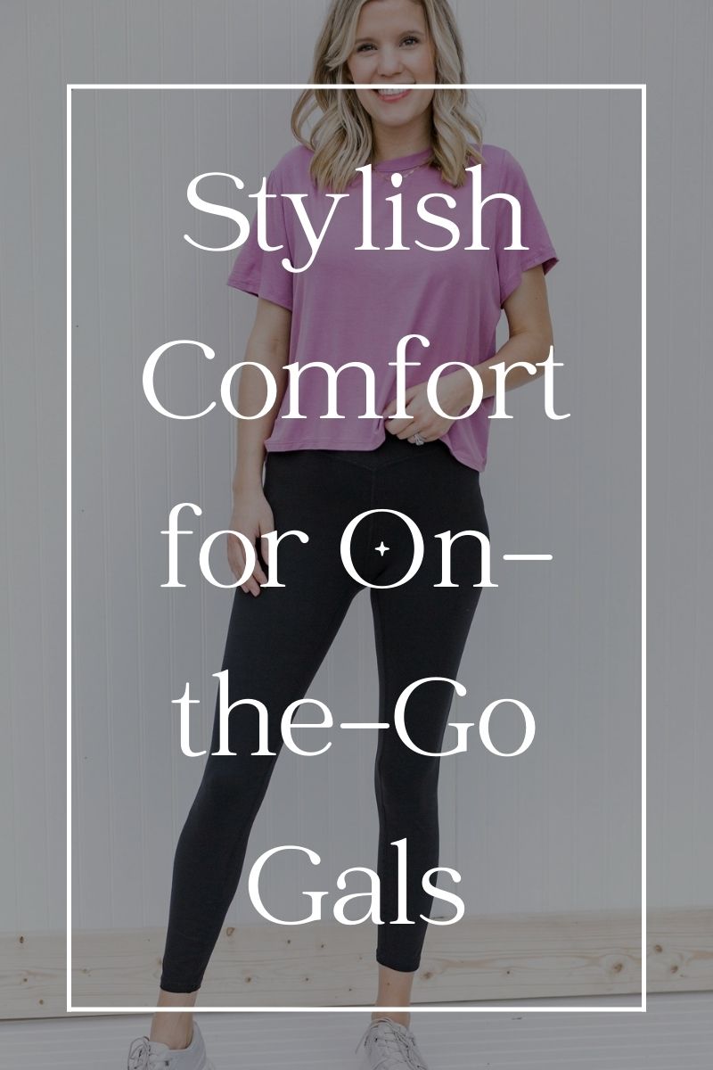 Stylish Comfort for On-the-Go Gals