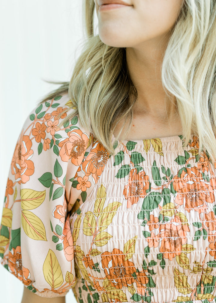 X Indy Retro Pink Floral Dress
