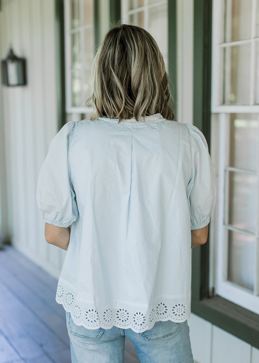 Baby Blues Lace Top