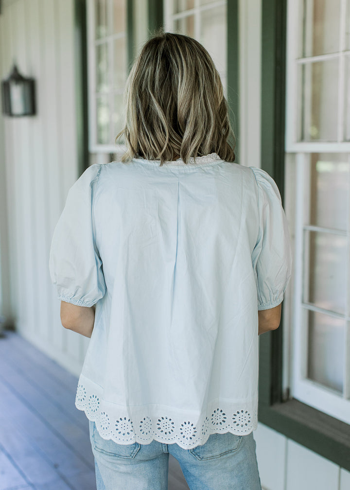 Baby Blues Lace Top
