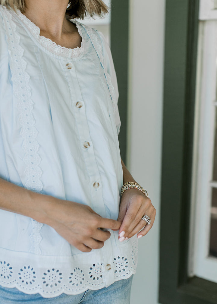 Baby Blues Lace Top