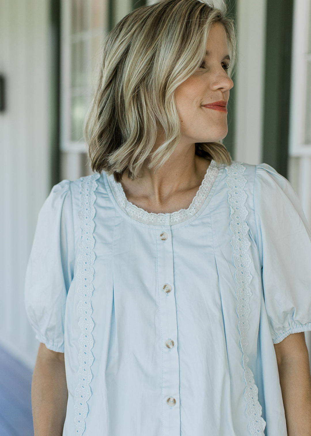Baby Blues Lace Top