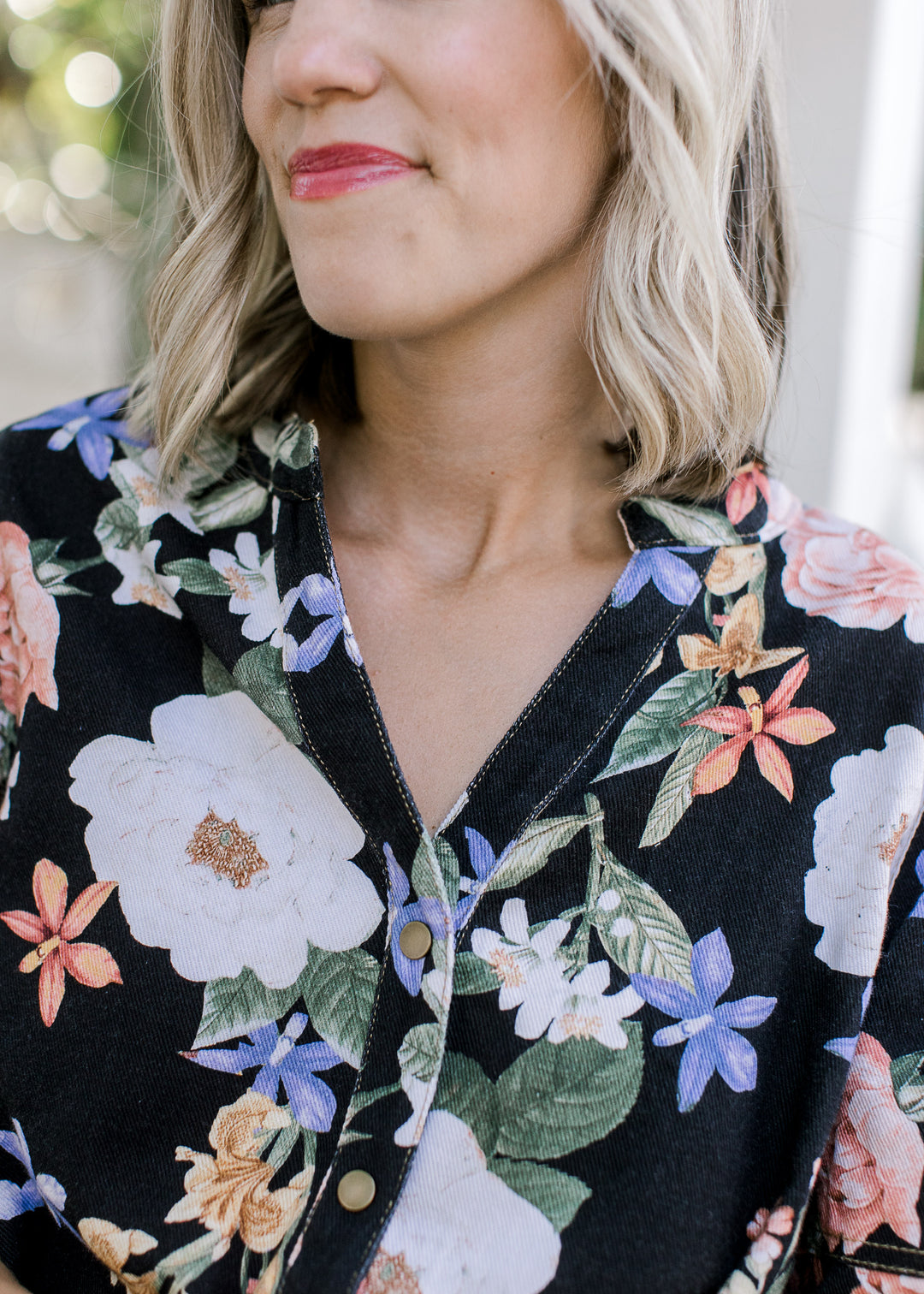 Black Floral Dress