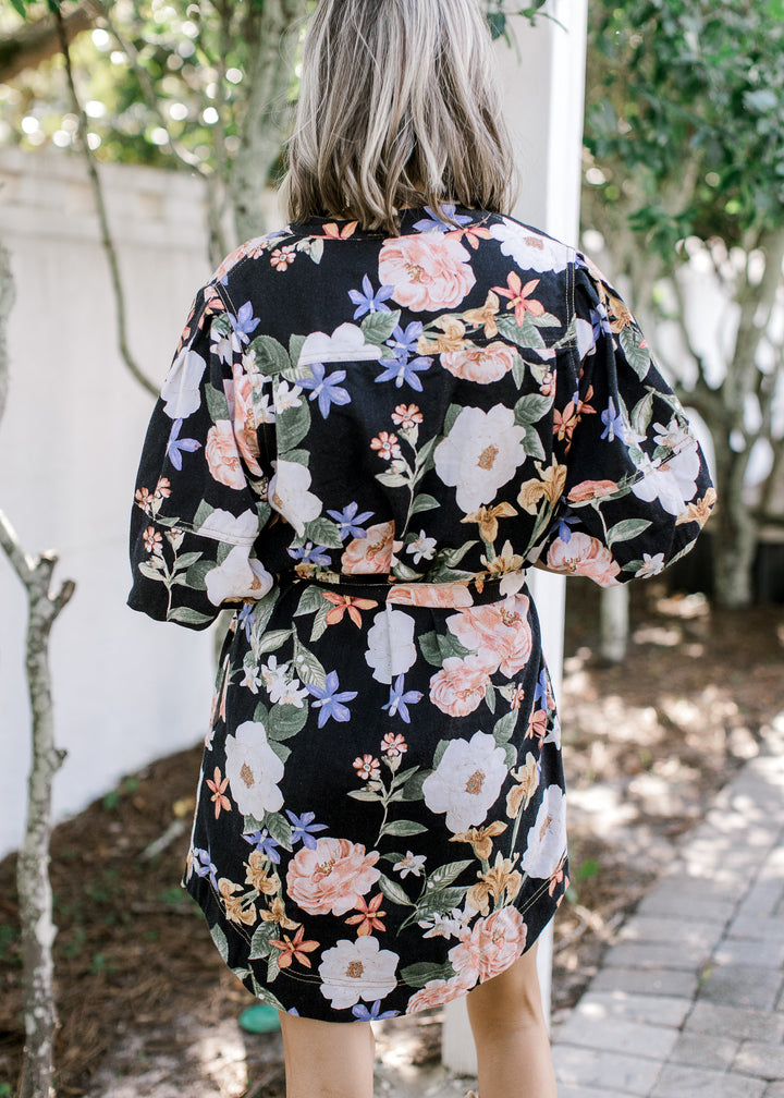Black Floral Dress