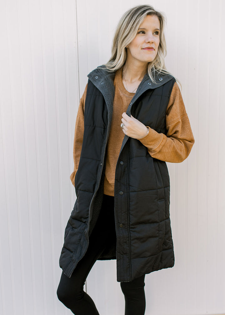 Black Puffer Vest