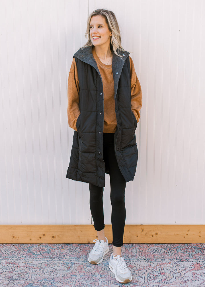 Black Puffer Vest