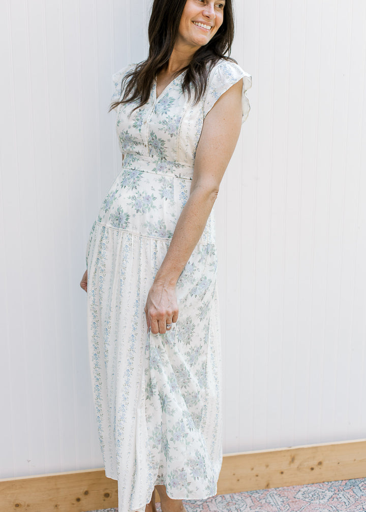 Blue China Dress
