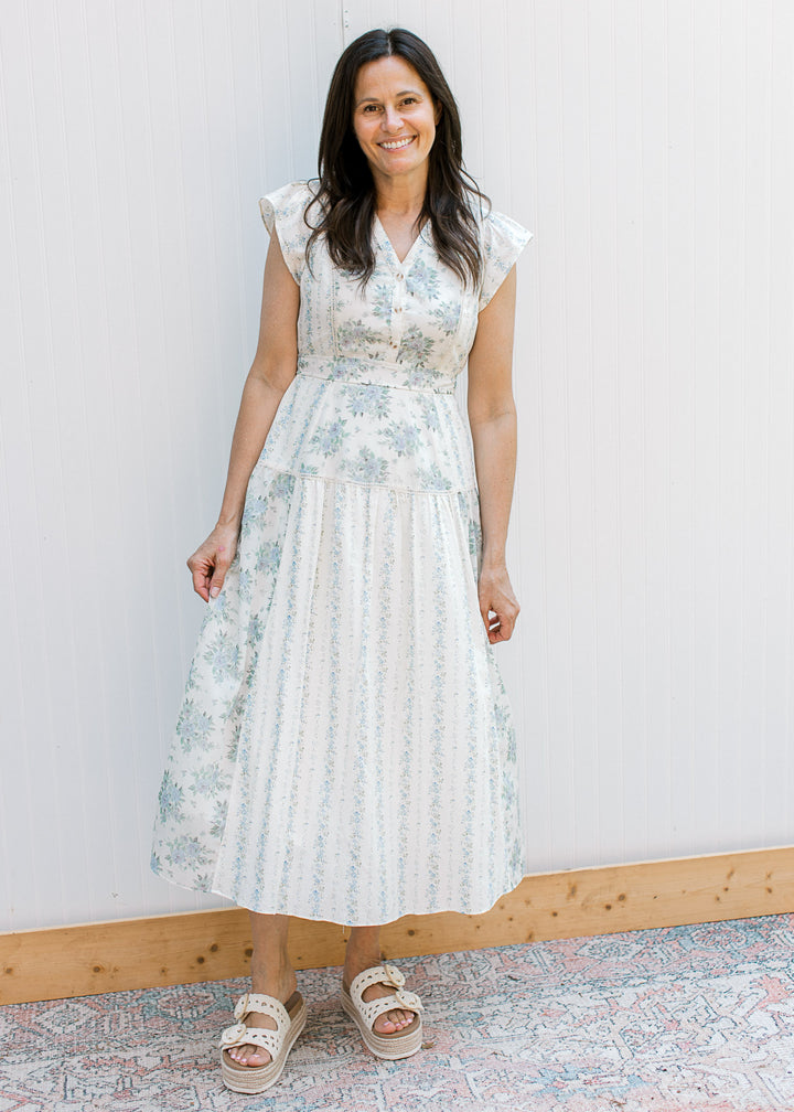 Blue China Dress