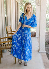 Blue Graphics Dress