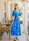 Blue Graphics Dress