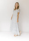 X Blue Shades Floral Maxi