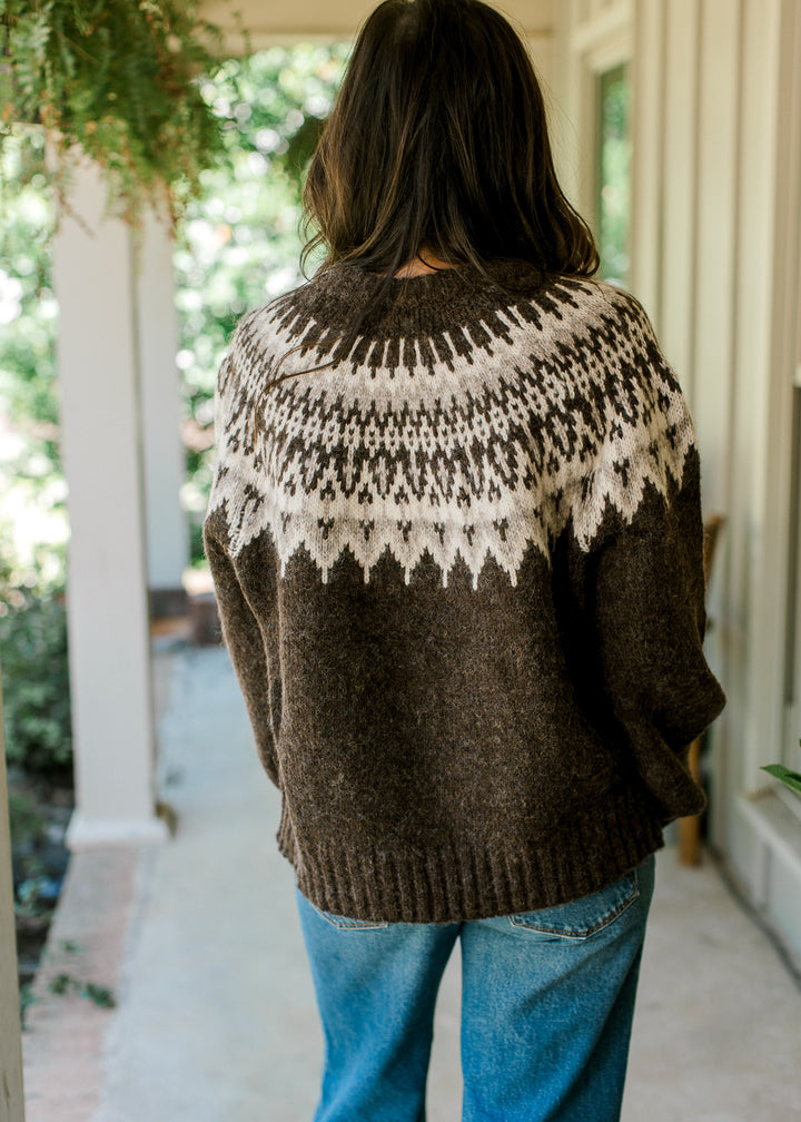Brown Fair Isle Sweater