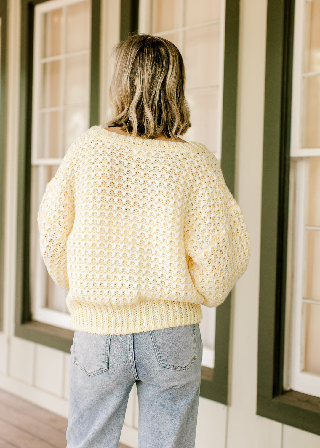 Butter Yellow Chunky Cardigan