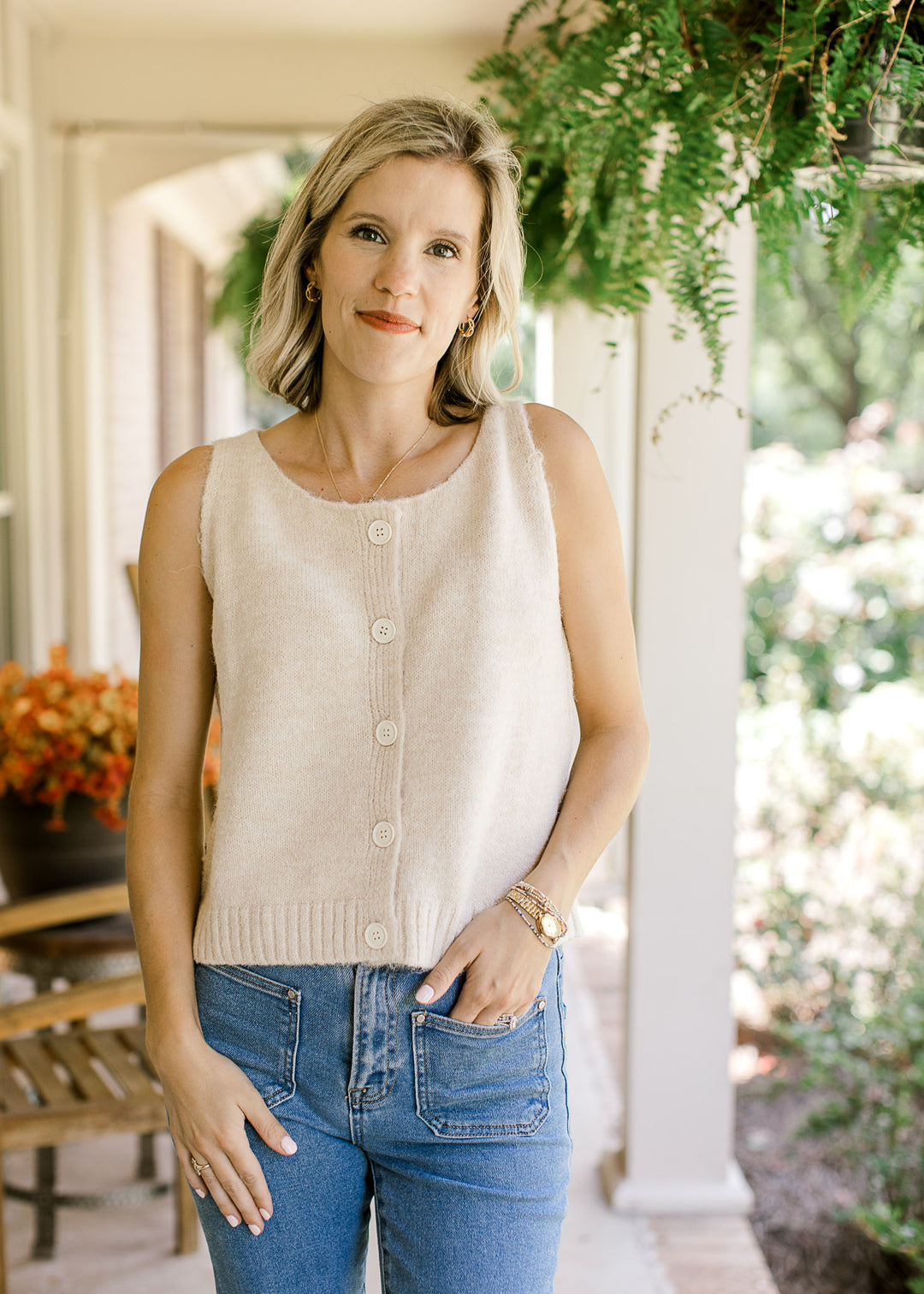 Buttercream Sweater Vest