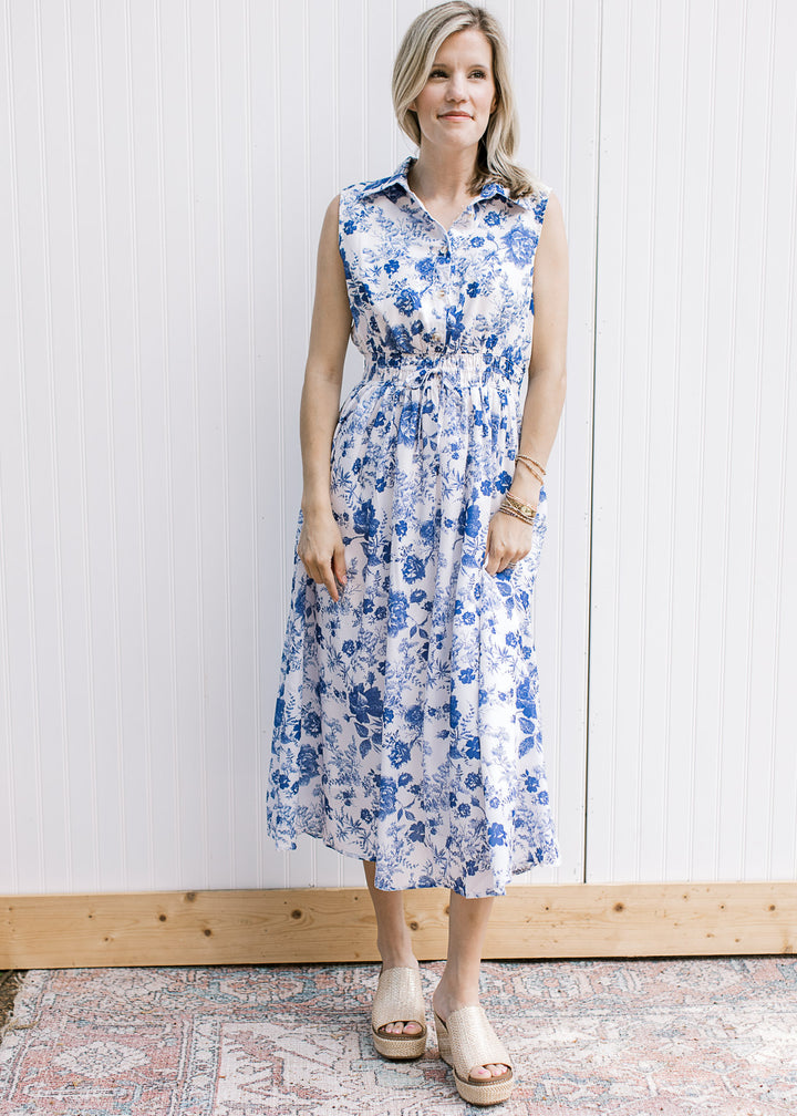 China Blue Dress