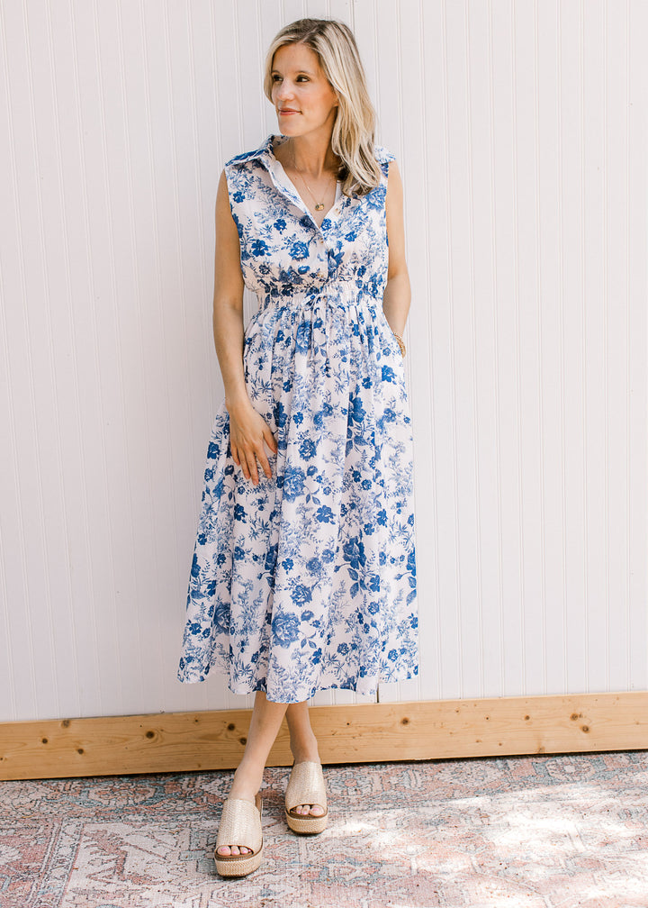 China Blue Dress