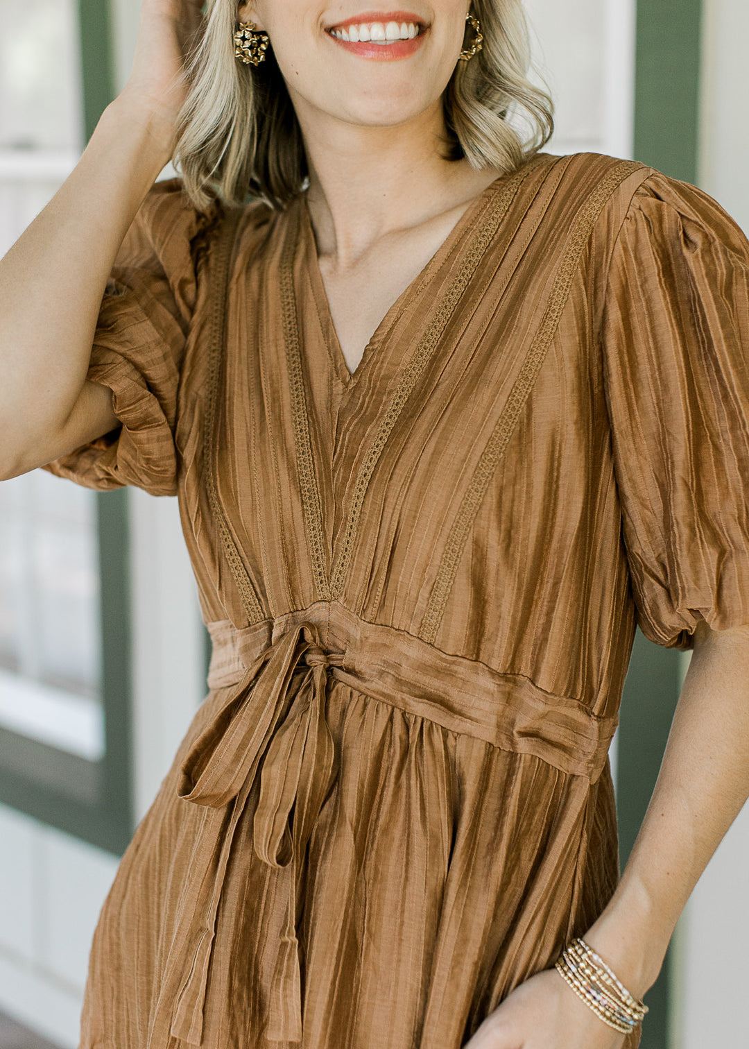 Classic Cognac Dress