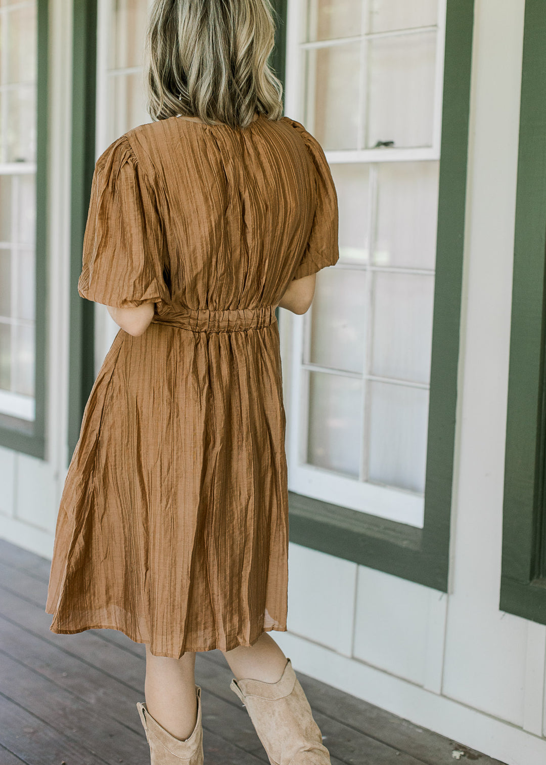 Classic Cognac Dress