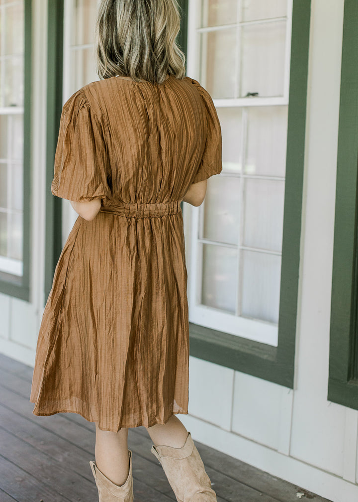 Classic Cognac Dress