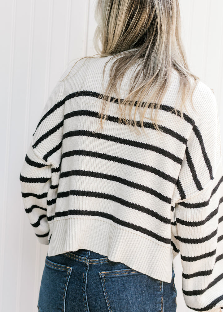 Classic Stripe Black and White Sweater