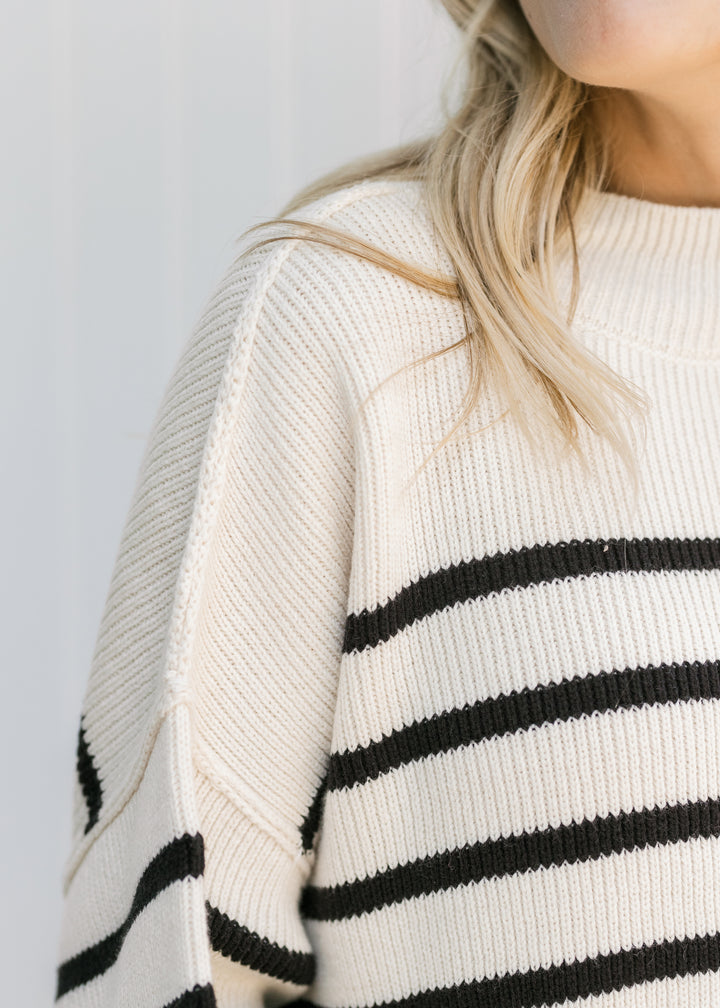 Classic Stripe Black and White Sweater