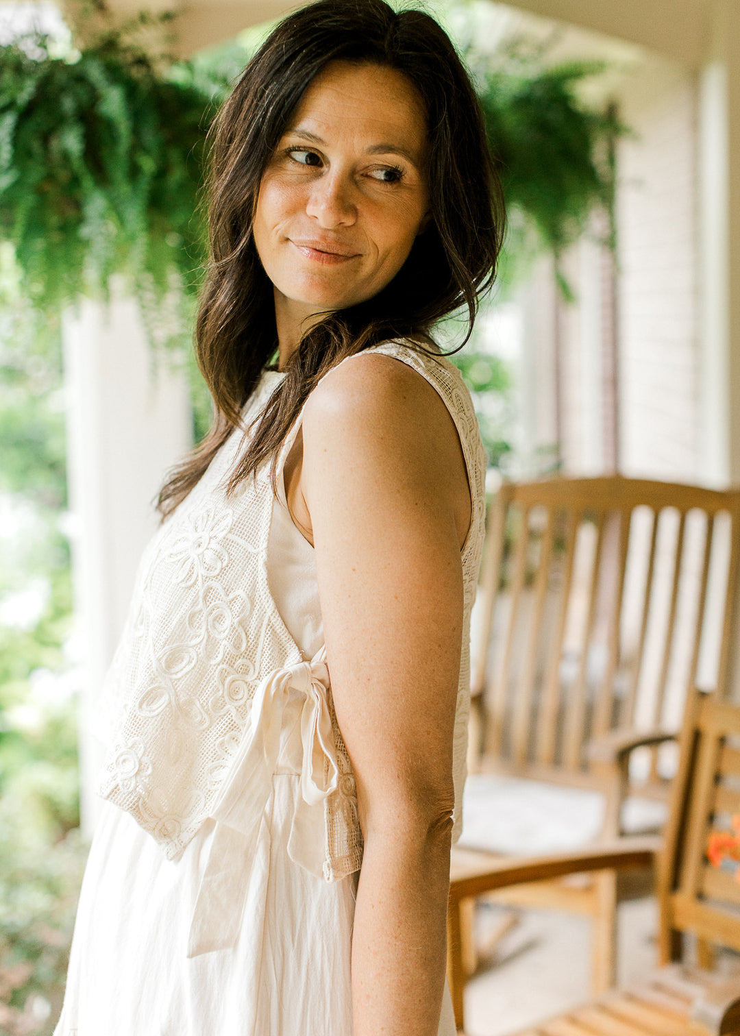 Crochet Sweater Layer Dress