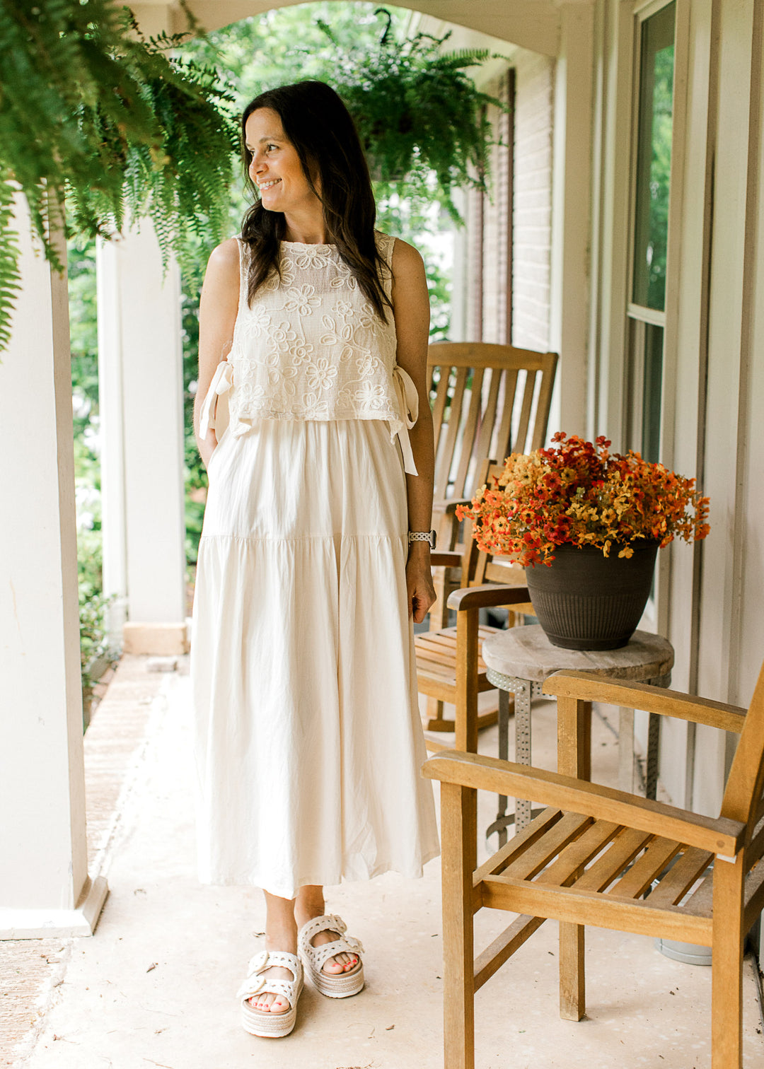 Crochet Sweater Layer Dress