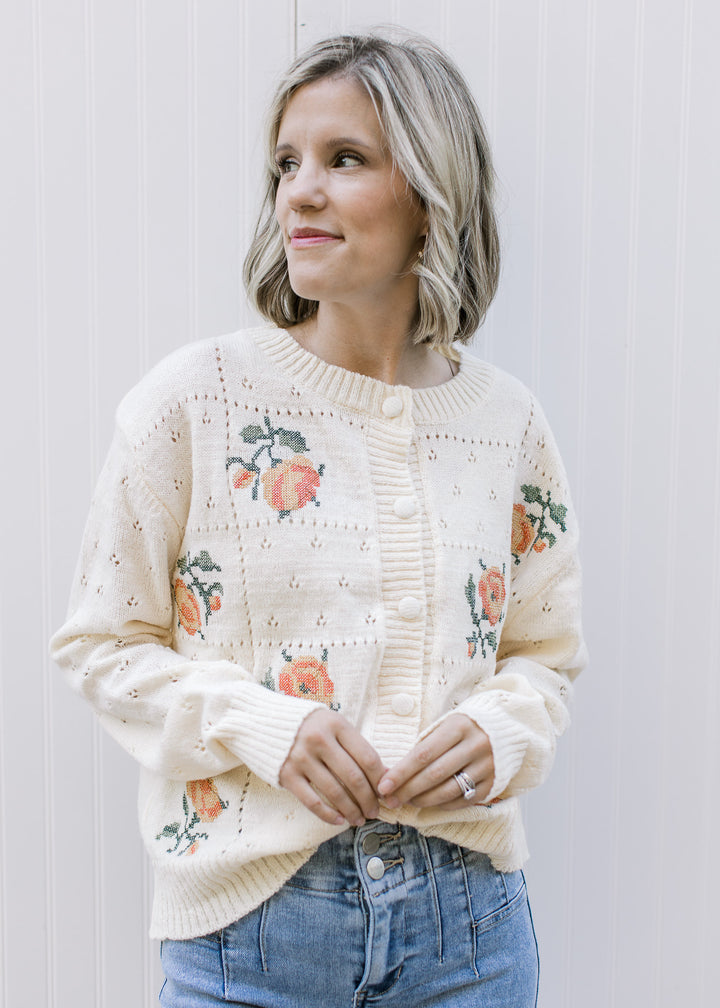 Cross Stitch Cardigan