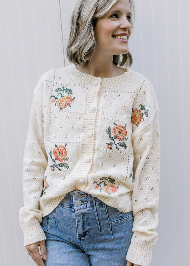 Cross Stitch Cardigan