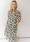 X Daisy Chain Navy Floral Dress