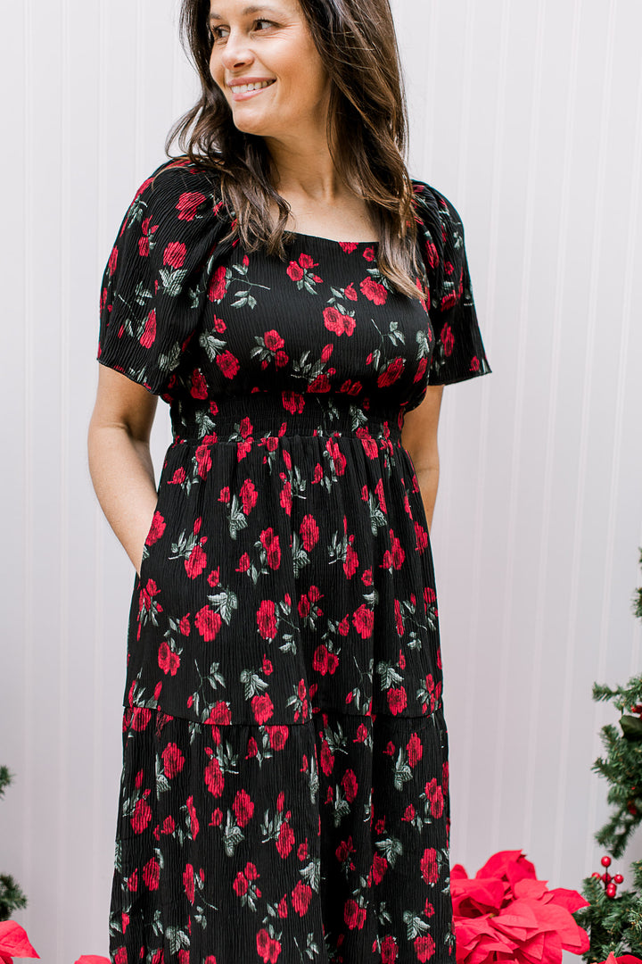 The Darci in Scarlett Bloom Dress