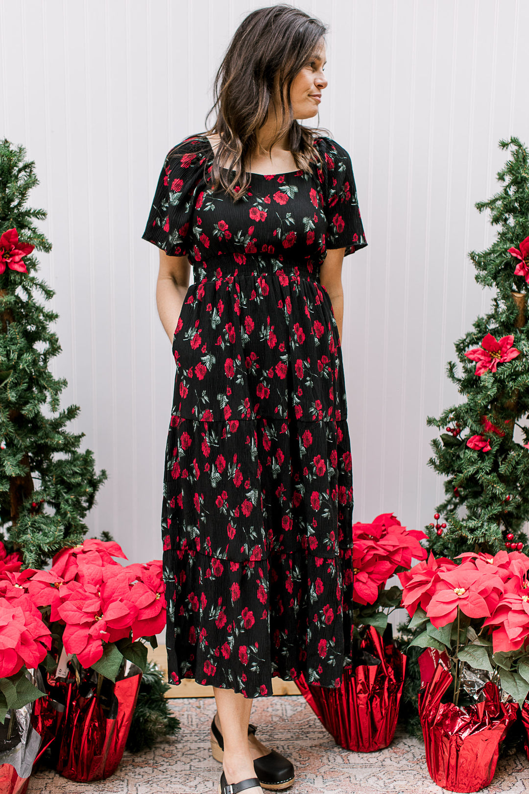 The Darci in Scarlett Bloom Dress