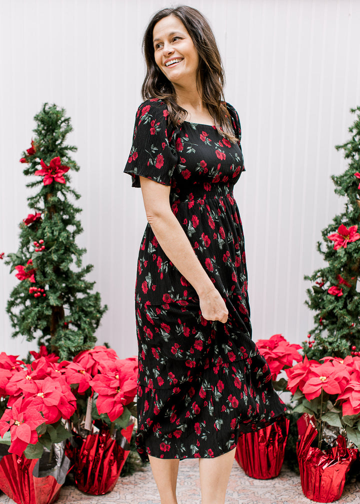 The Darci in Scarlett Bloom Dress