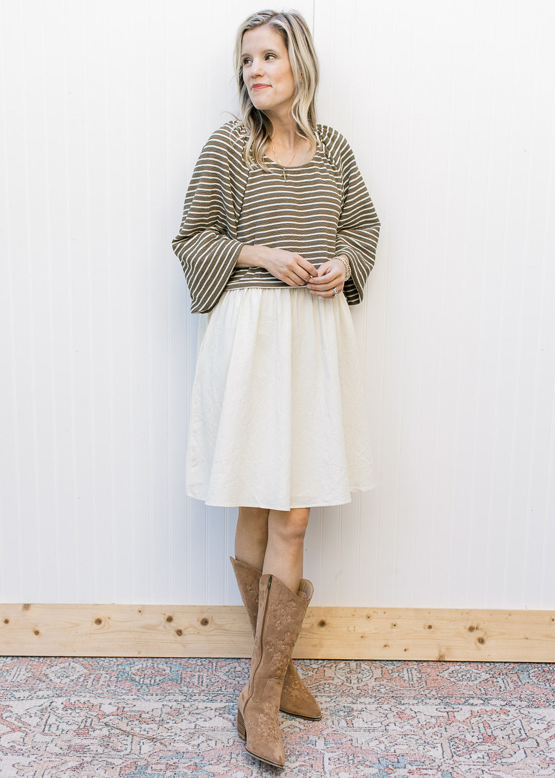 Dawn Sweater Layer Dress - Epiphany Boutique Medium Dawn Sweater Layer Dress - Epiphany Boutique Medium