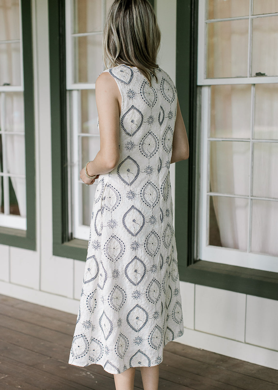Diamond Embroidered Dress