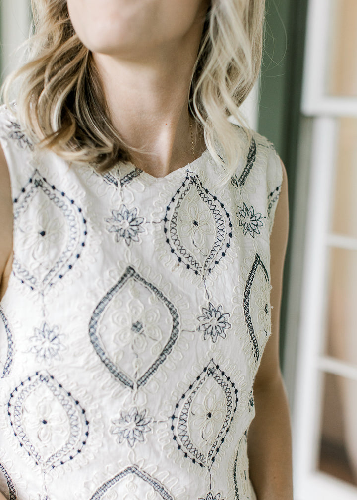 Diamond Embroidered Dress