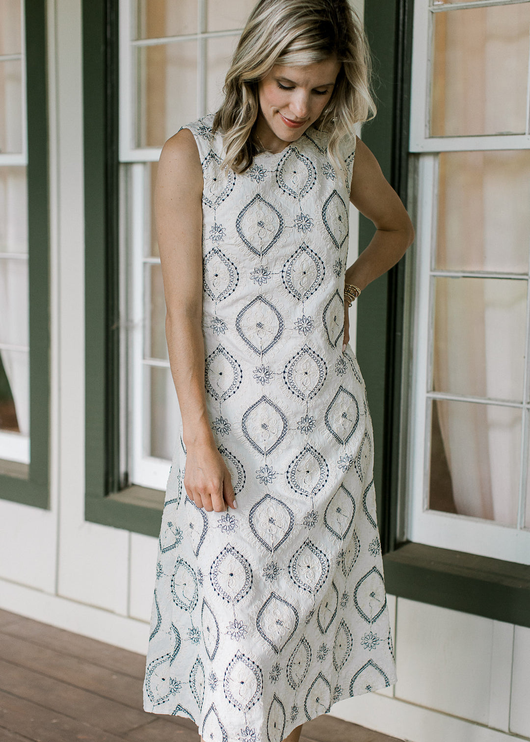 Diamond Embroidered Dress