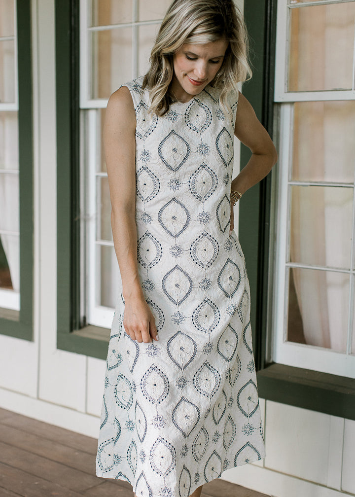 Diamond Embroidered Dress