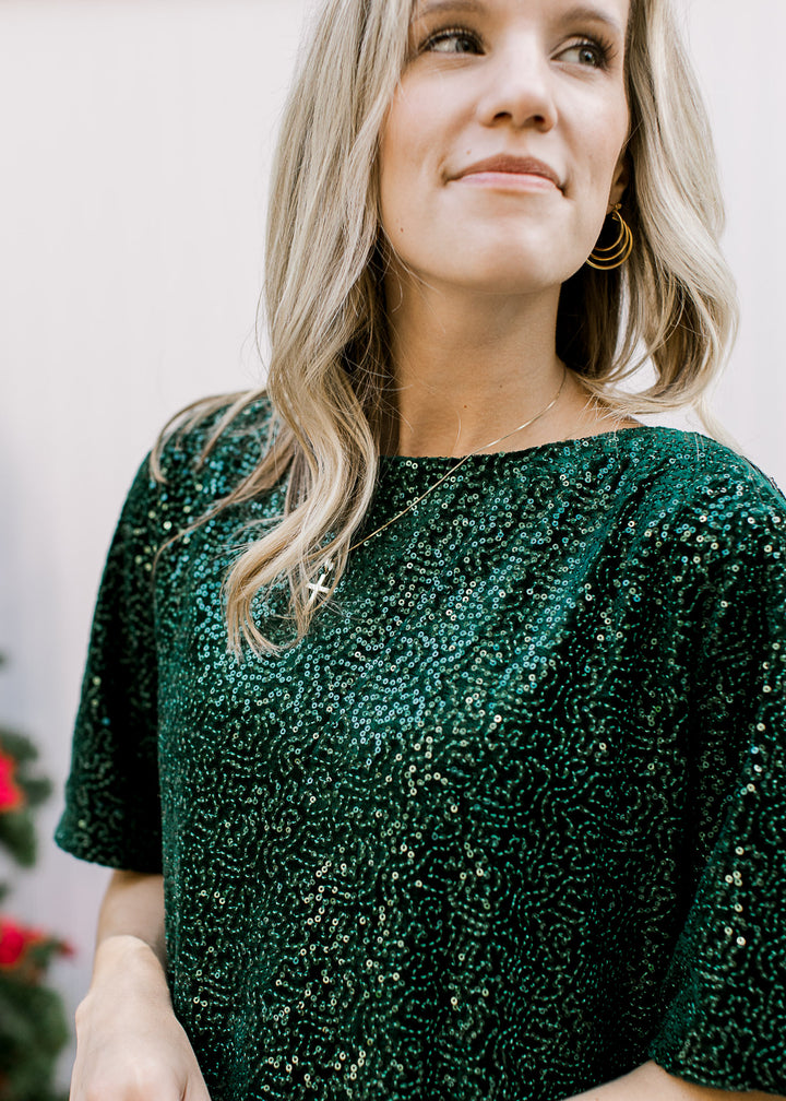 Emerald Sparkle Dress