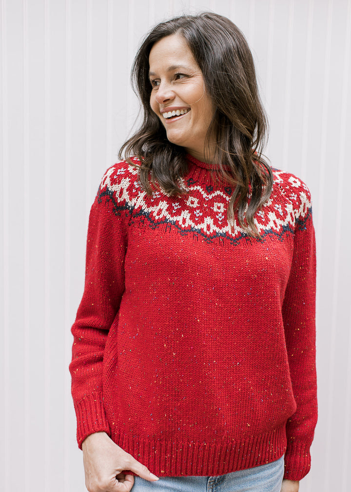 Festive Fair Isle Sweater