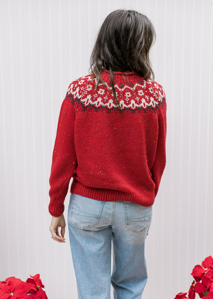 Festive Fair Isle Sweater