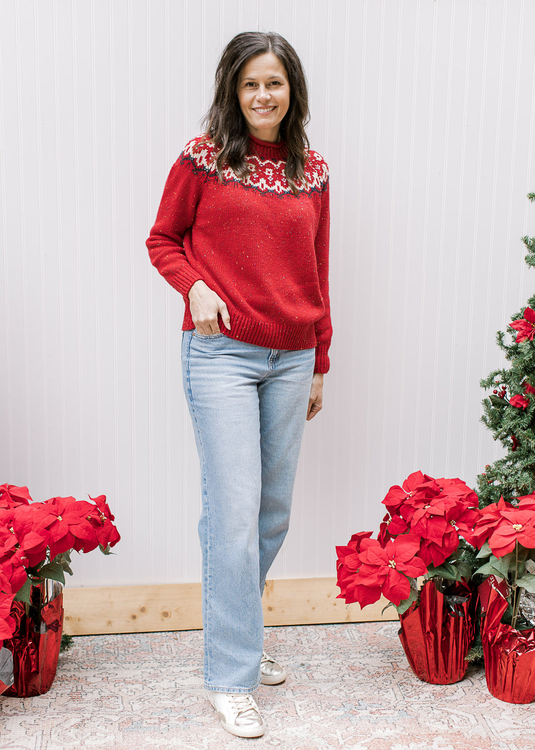 Festive Fair Isle Sweater