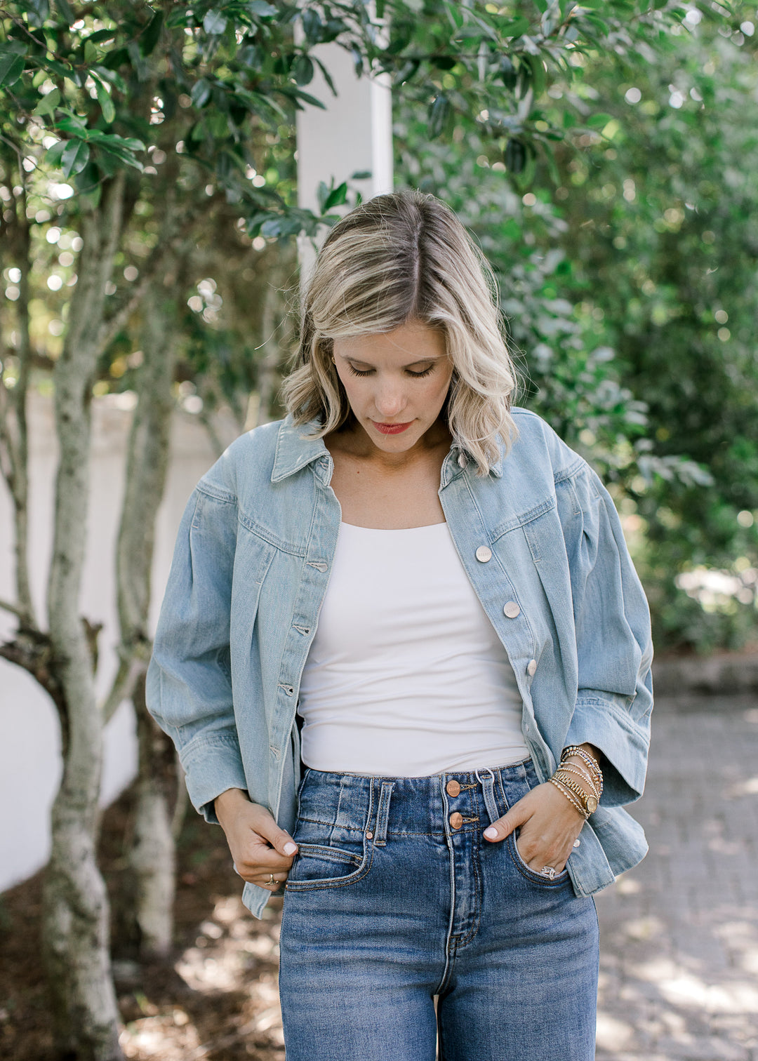 Flowy Jacket With Pleats