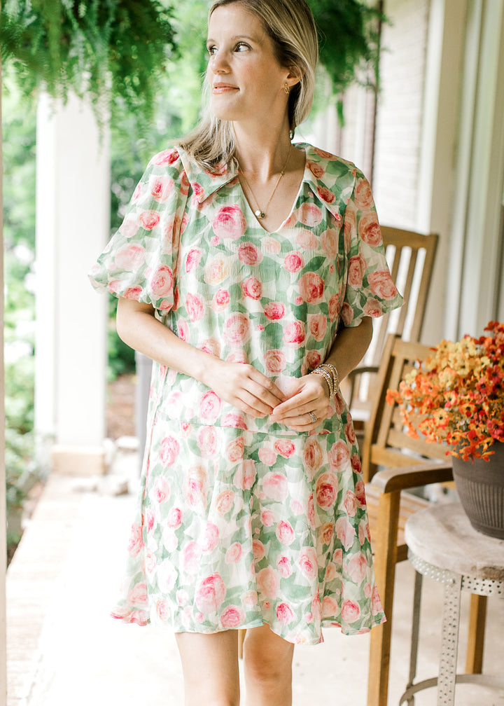 Glowing Roses Dress
