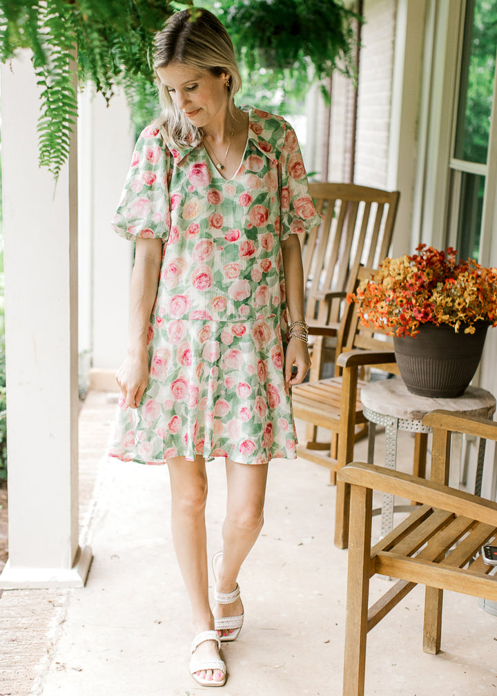 Glowing Roses Dress
