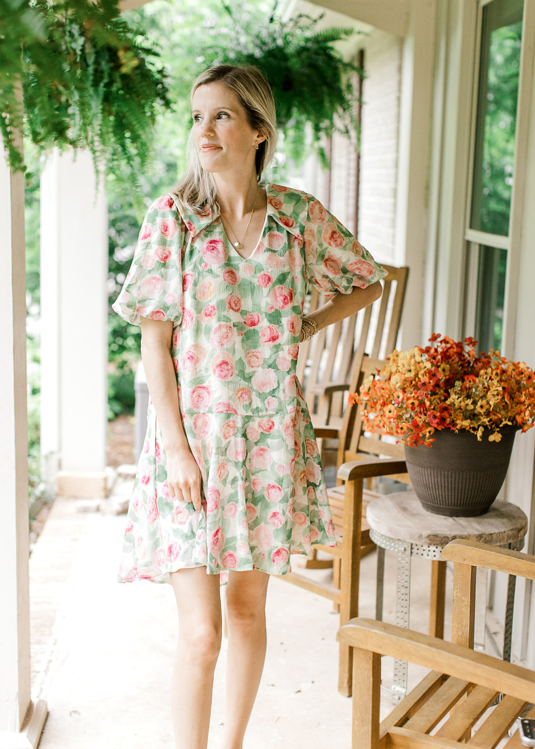 Glowing Roses Dress
