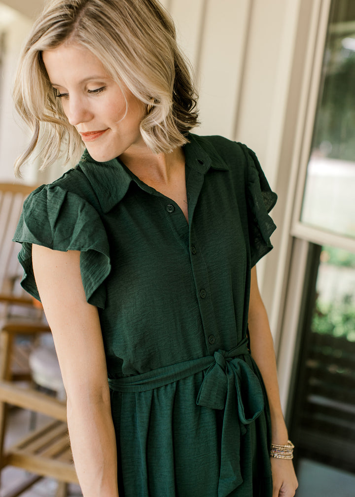 Goldie Dress in Shamrock Dress