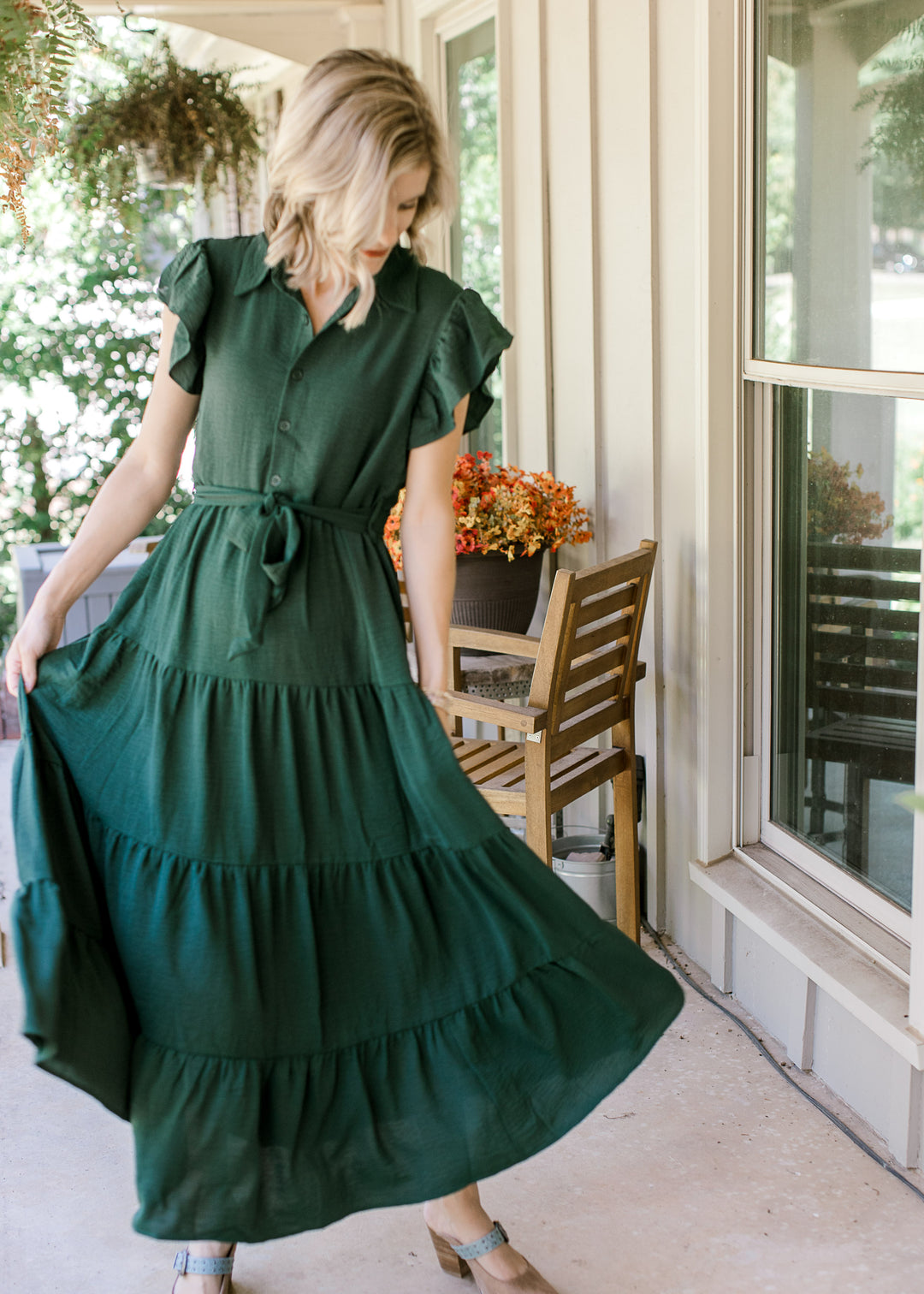 Goldie Dress in Shamrock Dress