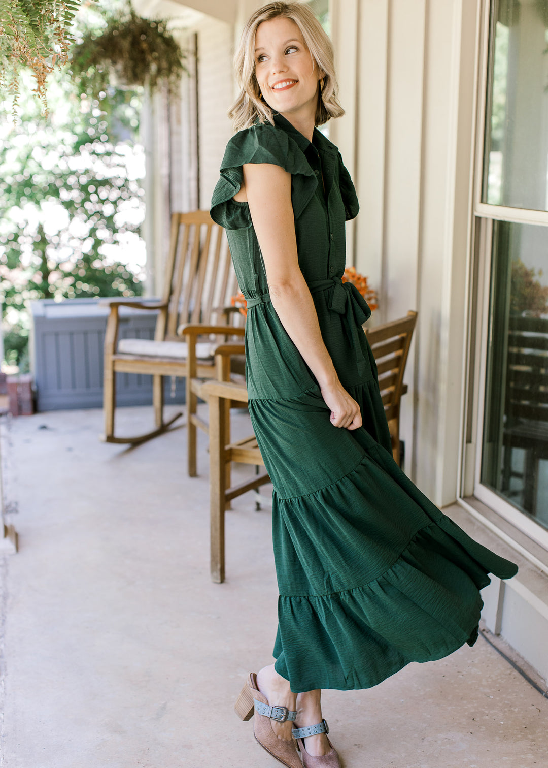 Goldie Dress in Shamrock Dress