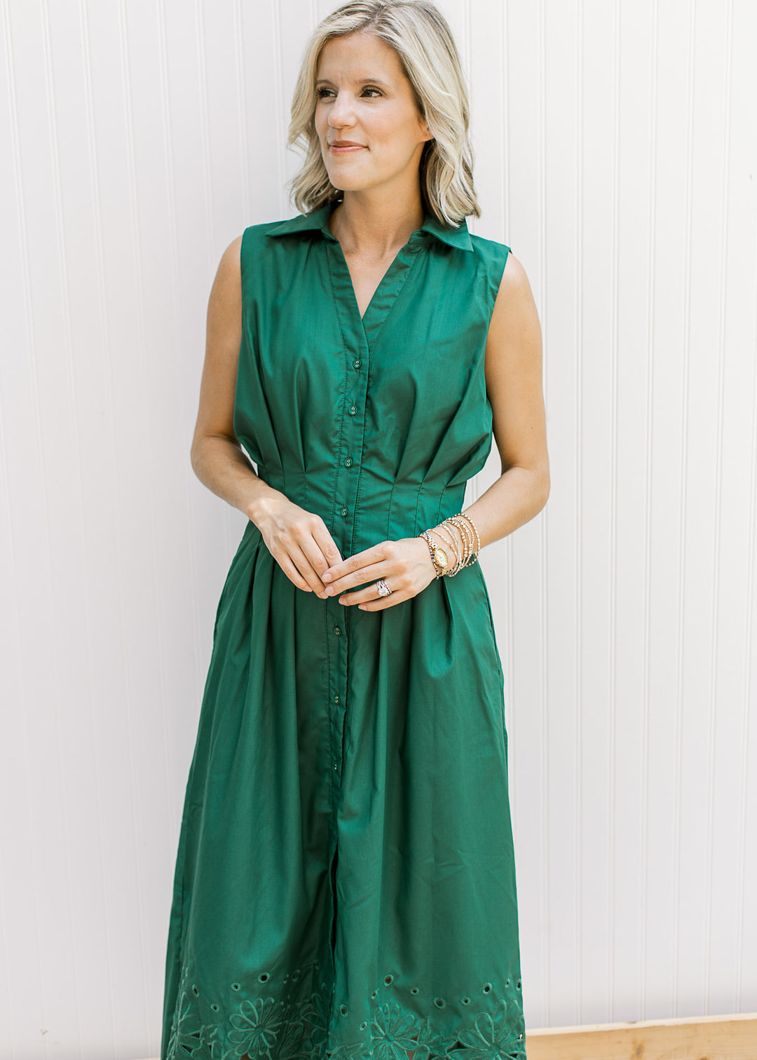 Gracelyn Green Dress